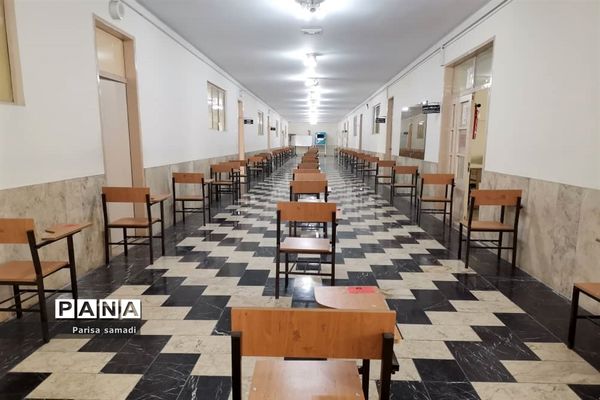 آماده سازی مدارس منطقه ۱۳  جهت برگزاری کنکور سراسری ۱۴۰۰