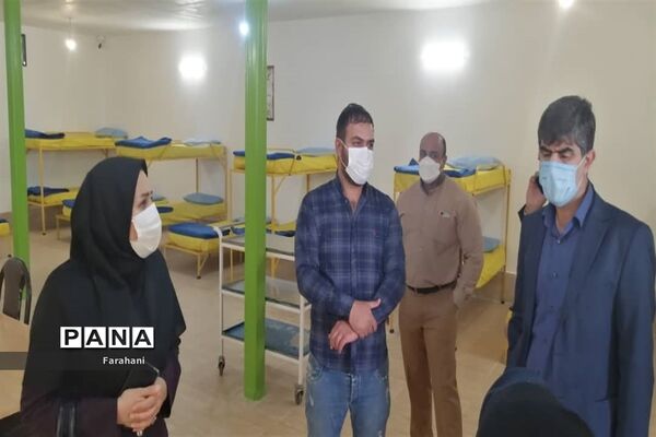 بازدید معاون سیاسی، انتظامی فرمانداری ورامین از کمپ ماده ۱۵سفیران سلامت