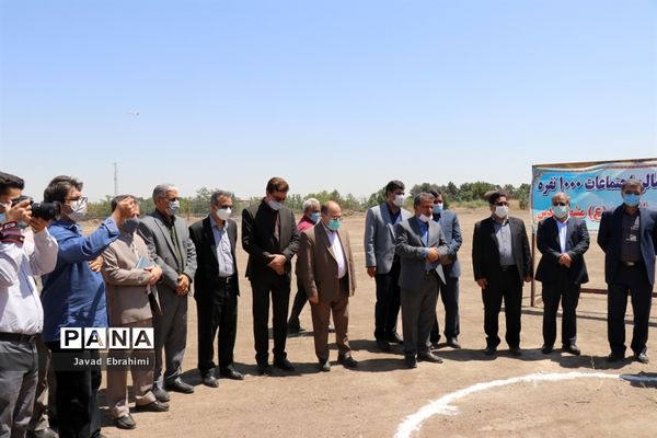 آیین کلنگ زنی سالن اجتماعات 1000 نفره اردوگاه فرهنگی تربیتی ثامن الحجج مشهد