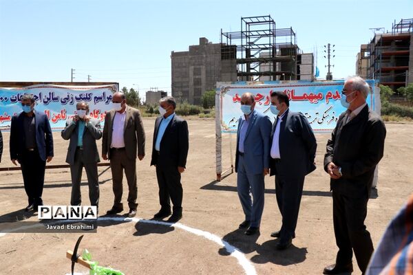 آیین کلنگ زنی سالن اجتماعات 1000 نفره اردوگاه فرهنگی تربیتی ثامن الحجج مشهد