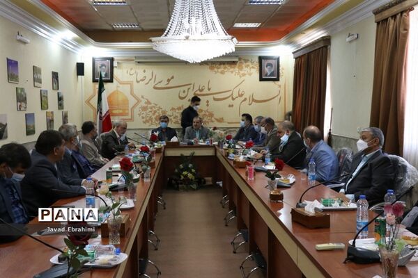 آیین کلنگ زنی سالن اجتماعات 1000 نفره اردوگاه فرهنگی تربیتی ثامن الحجج مشهد