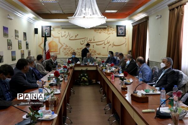 آیین کلنگ زنی سالن اجتماعات 1000 نفره اردوگاه فرهنگی تربیتی ثامن الحجج مشهد