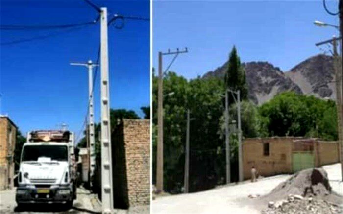 بهینه‌سازی شبکه برق‌رسانی در روستاهای شهرستان سامان 