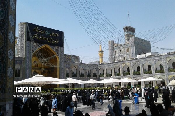 حال و هوای حرم مطهر رضوی در روز زیارتی  امام رضا علیه السلام
