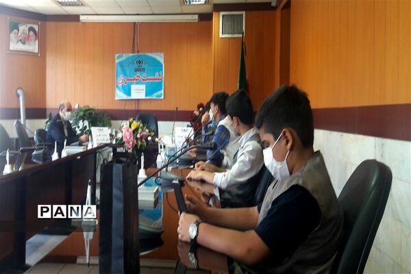 جلسه توجیهی خبرنگاران پانا کاشمر و اهدای گواهی دوره آموزش مجازی خبرنگاری کشوری