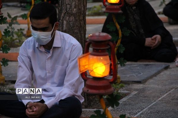 مراسم معنوی مناجات‌خوانی در گلزار شهدا بهشت زهرا‌(س)