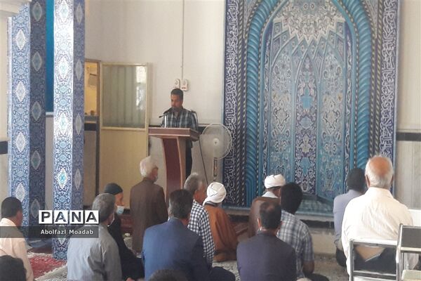 برگزاری نماز جمعه در محل مسجد جامع شهرستان خلیل آباد