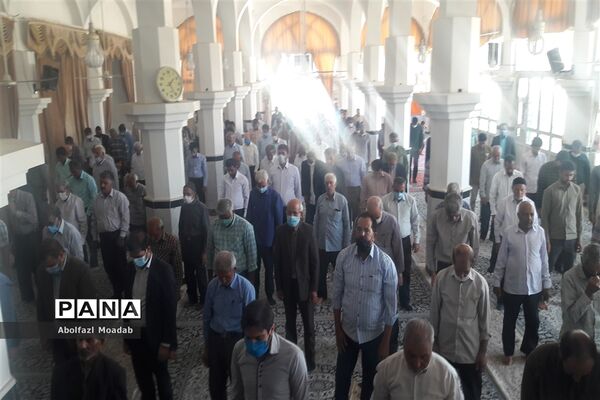 برگزاری نماز جمعه در محل مسجد جامع شهرستان خلیل آباد