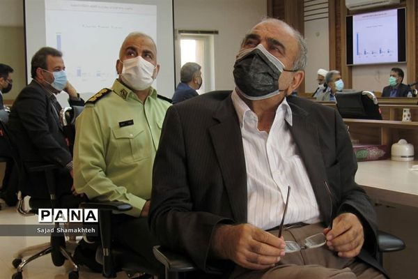 نشست ستاد مقابله با کرونا استان خوزستان