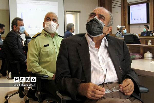 نشست ستاد مقابله با کرونا استان خوزستان