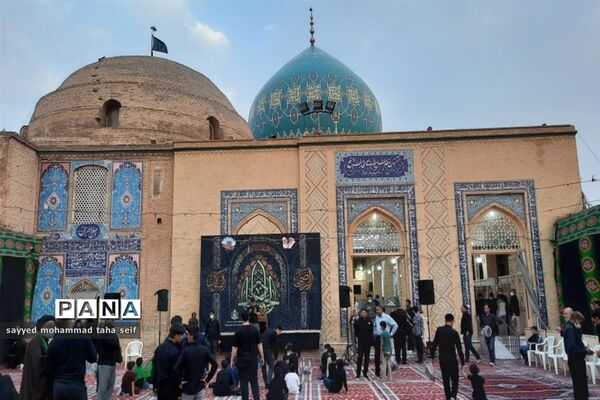 مراسم عزاداری سالروز شهادت امام محمد تقی(ع) در چهل اختران قم