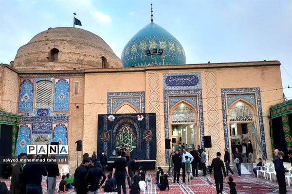 مراسم عزاداری سالروز شهادت امام محمد تقی(ع) در چهل اختران قم