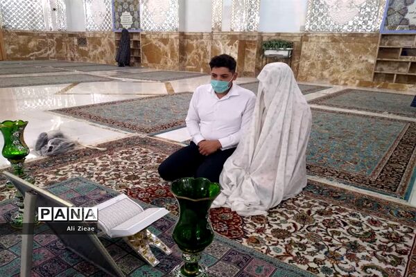 مراسم ازدواج زوج های جوان در خجسته سالروز ازدواج حضرت علی(ع)و حضرت فاطمه(س) در حرم مطهر رضوی