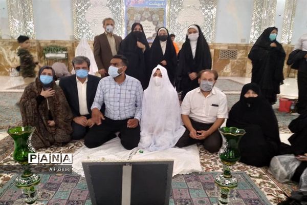 مراسم ازدواج زوج های جوان در خجسته سالروز ازدواج حضرت علی(ع)و حضرت فاطمه(س) در حرم مطهر رضوی