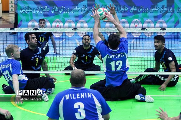 دیدار دوستانه والیبال نشسته ایران و روسیه