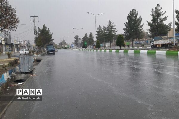 بارش باران شدید  تابستانی  در کاشمر