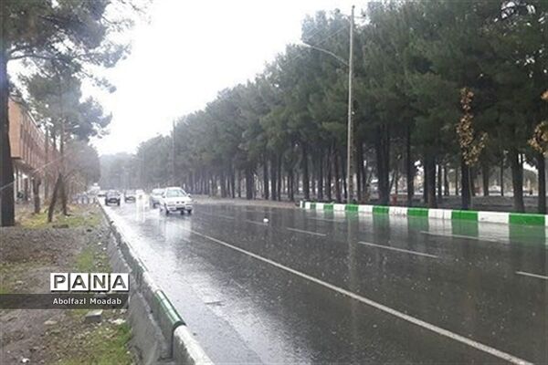 بارش باران شدید  تابستانی  در کاشمر