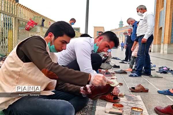 دیدار معنوی و زیبا پانا امیدیه از بارگاه ملکوتی حرم حضرت معصومه (س)
