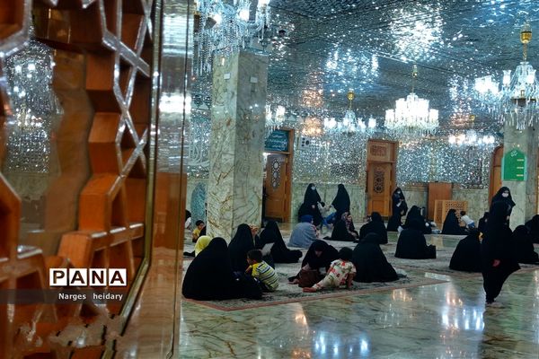 دیدار معنوی و زیبا پانا امیدیه از بارگاه ملکوتی حرم حضرت معصومه (س)