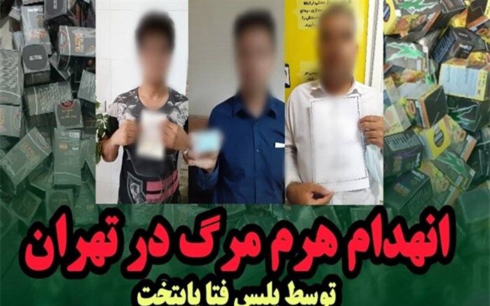انهدام هرم مرگبار توزیع قرص‌های گلوریا در تهران