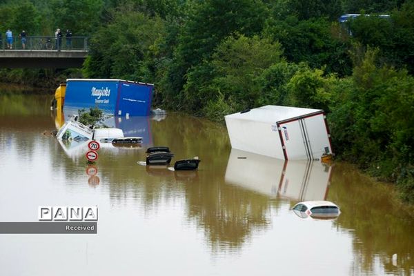 افزایش کشته‌ها در سیلاب های غرب اروپا
