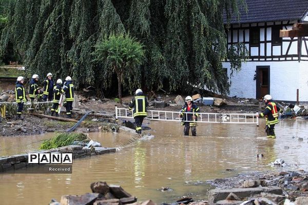 افزایش کشته‌ها در سیلاب های غرب اروپا