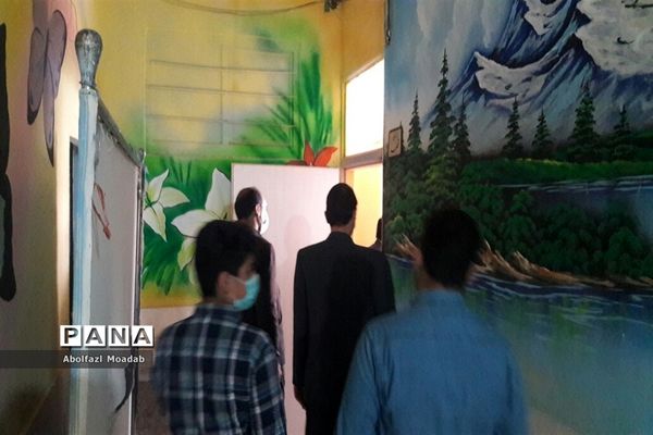 بازدید مدیر آموزش و پرورش، معاون پرورشی و روابط عمومی اداره آموزش و پرورش از مدارس شهرستان کاشمر