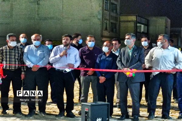 مراسم افتتاحیه پروژه های شهرداری امیدیه
