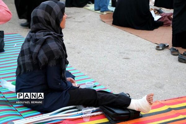مراسم  دعای عرفه در یادمان شهدای گمنام کوه خضر نبی(ع)