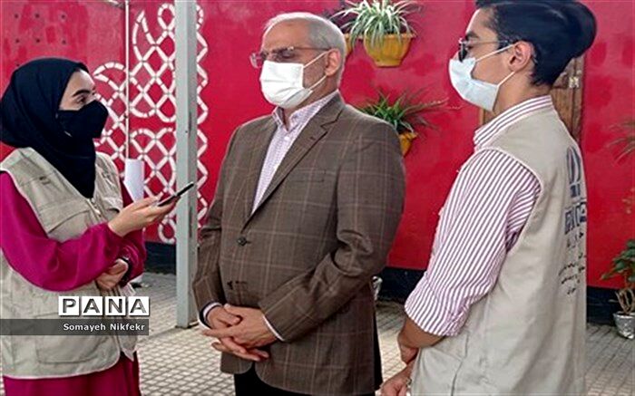 بازدید وزیر آموزش و پرورش از پاویون خبرنگاران پانا در حاشیه جشنواره فردا