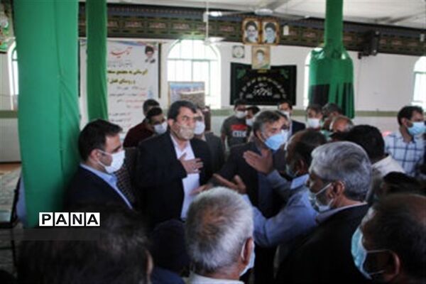 بهره برداری پروژه گازرسانی و آبرسانی به روستاهای بخش مرکزی بهاباد