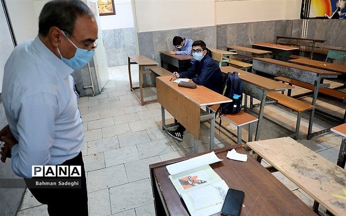 نمره امتحان تعیین رشته مانند امتحانات درس‌های شهریور محاسبه می‌شود