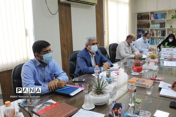 جلسه میزکار شهرستان‌ها و مناطق معاونت پرورشی و فرهنگی آموزش و پرورش استان بوشهر