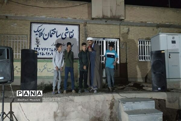 برگزاری و اجرای کاروان شادی در مرکز روستای دهنو به مناسبت عید غدیر خم