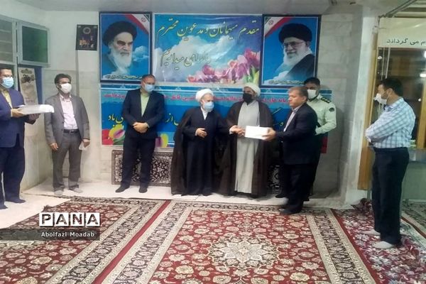 تجلیل از زحمات  کارکنان و نوغلامان حسینی  مسجد جامع شهرستان خلیل آباد