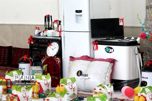 توزیع ۱۲۰۰ بسته معیشی و ۳ سری جهیزیه در کاشمر