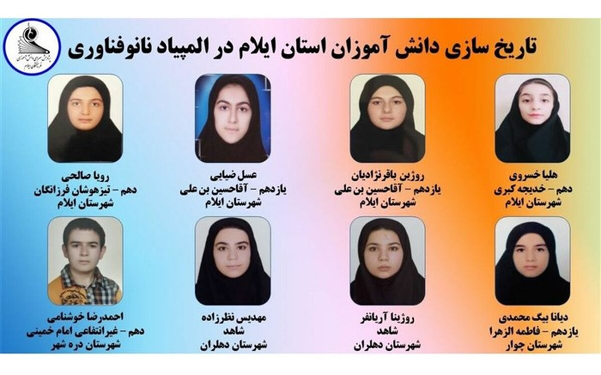 تاریخ‌سازی دانش‌آموزان ایلامی در المپیاد نانوفناوری