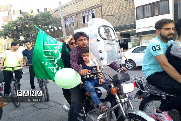 رژه موتوری به مناسبت  عید غدیر در مشهد