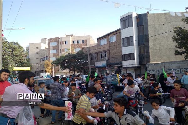 رژه موتوری به مناسبت  عید غدیر در مشهد