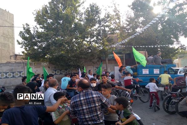 رژه موتوری به مناسبت  عید غدیر در مشهد