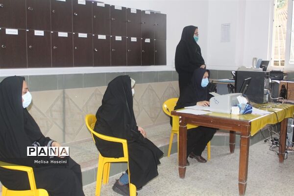 افتتاح طرح واکسیناسیون فرهنگیان شهرستان محمودآباد