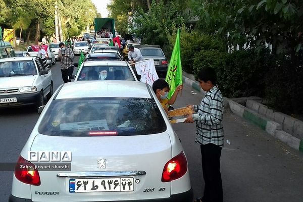 حرکت کاروان شادی به مناسبت عید سعید غدیر در شهرک خاورشهر