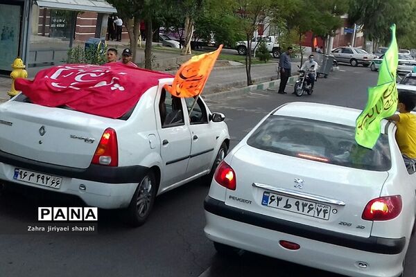 حرکت کاروان شادی به مناسبت عید سعید غدیر در شهرک خاورشهر