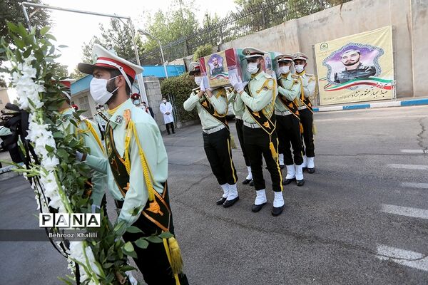 تشییع پیکر سرباز شهید مختوم‌نژاد