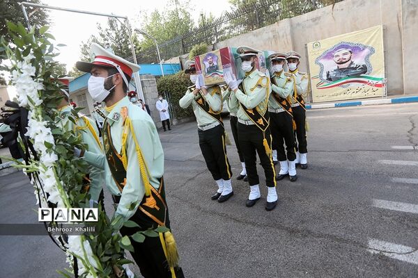 تشییع پیکر سرباز شهید مختوم‌نژاد