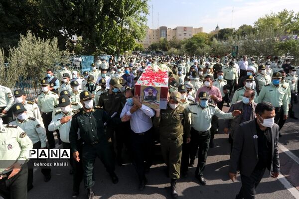 تشییع پیکر سرباز شهید مختوم‌نژاد