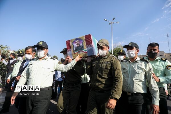تشییع پیکر سرباز شهید مختوم‌نژاد