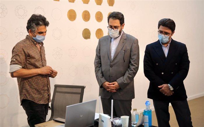 بازدید معاون هنری و مدیرکل تجسمی از کارگاه‌های جشنواره تجسمی جوانان