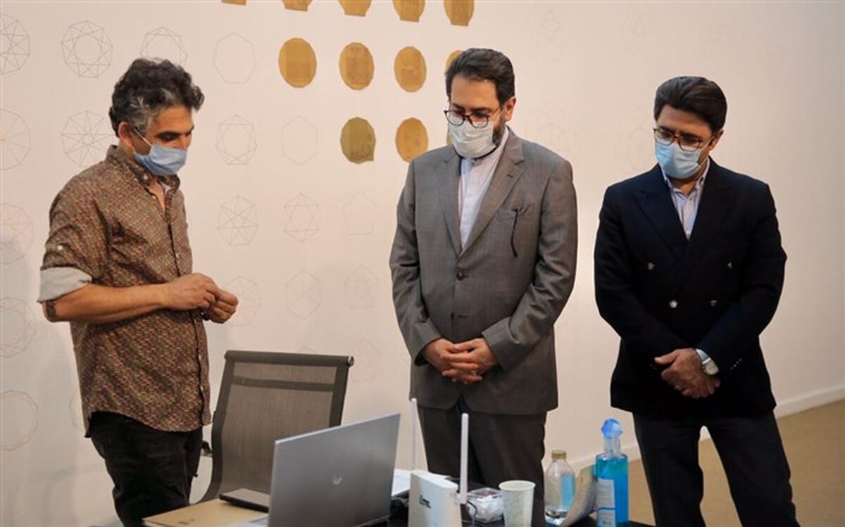 بازدید معاون هنری و مدیرکل تجسمی از کارگاه‌های جشنواره تجسمی جوانان