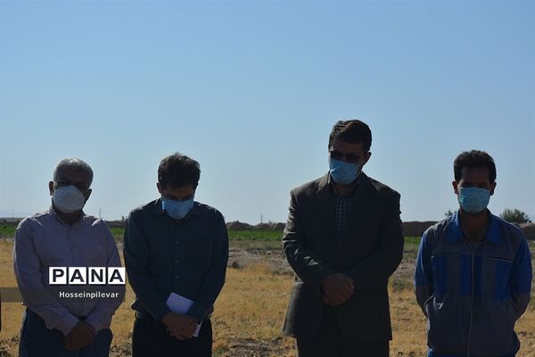 افتتاح پروژه آبیاری کم فشار در بخش ماژان شهرستان خوسف